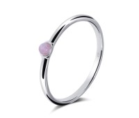 Rose Quartz Silver Rings NSR-2476-RQ